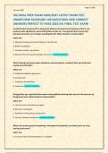 IHS FINAL PREP EXAM 2026&sol;2027 LATEST EXAM TEST &NewLine;UNDER NEW GUIDELINE 100 QUESTIONS AND CORRECT &NewLine;ANSWERS PERFECT TO PASS 2026 IHS FINAL TEST EXAM