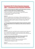 Chamberlain NR 575 Clinical Evaluation Assessment &NewLine;&lpar;CEA&rpar; &mdash; Comprehensive Exam Preparation 2026&sol;2027