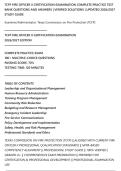 TCFP FIRE OFFICER II CERTIFICATION EXAMINATION COMPLETE PRACTICE TEST&NewLine;BANK QUESTIONS AND ANSWERS &vert; VERIFIED SOLUTIONS &vert; UPDATED 2026&sol;2027&NewLine;STUDY GUIDE