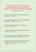 Maryville NURS 620 Adult 1 EXAM 1   LATEST 2026 &NewLine;ACTUAL EXAM WITH COMPLETE QUESTIONS AND &NewLine;CORRECT DETAILED ANSWERS &lpar;100&percnt; VERIFIED ANSWERS&rpar; &NewLine;&vert;ALREADY GRADED A&plus;&vert; 