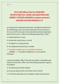 ATLS 10th Edition Post Test 2026&sol;2027 &NewLine;UPDATE&sol;PRACTICE  EXAMS 450 QUESTIONS AND &NewLine;CORRECT VERIFIED ANSWERS &lpar;complete solutions&rpar; &NewLine;ASSURED SUCCESS&sol;GRADED A&plus;&excl;&excl;&excl;