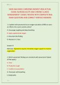 NURS 366 EXAM 2 &lpar;ARIZONA&rpar; NEWEST 2026 ACTUAL &NewLine;EXAM&vert; NURS366 ACUTE AND CHRONIC ILLNESS &NewLine;MANAGEMENT I EXAM 2 REVIEW WITH COMPLETE REAL &NewLine;EXAM QUESTIONS AND CORRECT VERIFIED ANSWERS