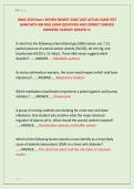RNSG 2539 Exam I REVIEW NEWEST 2026&sol; 2027 ACTUAL EXAM TEST &NewLine;BANK WITH 300 REAL EXAM QUESTIONS AND CORRECT VERIFIED &NewLine;ANSWERS&sol; ALREADY GRADED A&plus;
