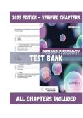 TEST BANK FOR Pathophysiology&colon; A Practical Approach 5th Edition by Lachel Story ISBN&colon;978-1284288094 COMPLETE GUIDE ALL CHAPTERS COVERED WITH RATIONALES 100&percnt; VERIFIED A&plus; GRADE ASSURED&excl;&excl;&excl;&excl;&excl;&excl;NEW LATEST UPDATE&excl;&excl;&excl;&excl;&excl;