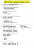 OCS Prep&colon; Questions with all Correct & 100&percnt; Verified Answers &vert;Actual Complete Exam &vert;Already Graded A&plus;