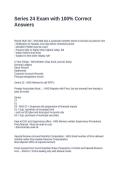 Series 24 Exam with 100&percnt; Correct Answers