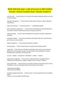 BCOR 3050 OSC Exam 1 with all Correct & 100&percnt; Verified Answers &vert;Actual Complete Exam &vert;Already Graded A&plus;