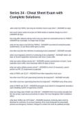 Series 24 - Cheat Sheet Exam with Complete Solutions