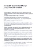 Series 24 - Customer and Margin Accounts Exam-Graded A