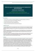 FEMA IS-230&period;E Fundamentals of Emergency Management Exam Prep Document 2026&sol;2027 &vert; Emergency Management Principles&comma; Preparedness & Disaster Response &vert; 25 Verified Questions with Detailed Rationales