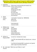 MSK&sol;Ortho OSCE Exam with all Correct & 100&percnt; Verified Answers &vert;Actual Complete Exam &vert;Already Graded A&plus;