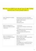 Binocular vision OSCE Exam with all Correct & 100&percnt; Verified Answers &vert;Latest Version &vert;Already Graded A&plus;