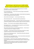 RDH 101-Exam 1 with all Correct & 100&percnt; Verified Answers &vert;Actual Complete Exam &vert;Already Graded A&plus;