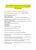 Student RDH Exam with all Correct & 100&percnt; Verified Answers &vert;Actual Complete Exam &vert;Already Graded A&plus; &lpar;Just Released&rpar;