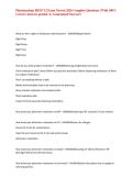 Pharmacology HESI V2 Exam Newest 2026 Complete Questions &vert; With 100&percnt; Correct Answers graded A&plus; Guaranteed Success&excl;&excl;&NewLine;