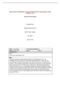 SUMMARY MN 576 UNIT 7 ASSIGNMENT &vert; LARA TAYLOR SOAP NOTE &vert; 2026 UPDATE &vert; 100&percnt; CORRECT - PGU&period;