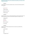 MN 576 UNIT 10 FINAL EXAM &vert; ACTUAL QUESTIONS AND ANSWERS &vert; 2026 UPDATE &vert; WITH COMPLETE SOLUTIONS&period;