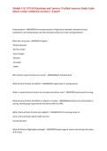Module 1 & 2 EXAM Questions and Answers &lpar;Verified Answers&rpar; Study Guide &lpar;latest version verified for accuracy&rpar; &vert; Latest&excl;&excl;&NewLine;
