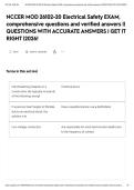 NCCER MOD 26102-20 Electrical Safety EXAM&comma; comprehensive questions and verified answers &vert;&vert; QUESTIONS WITH ACCURATE ANSWERS &vert; GET IT RIGHT &vert;2026&excl;&NewLine;&NewLine;