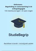 Oefentoets&comma; Open en Meerkeuzevragen &vert; Begeleiding en Samenwerking Orthopedagogiek &vert; Leiden &lpar;UL&rpar;