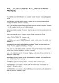 AVID 110 QUESTIONS WITH ACCURATE VERIFIED ANSWERS