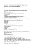 AVID MC110 CHAPTERS 1-4 QUESTIONS WITH ACCURATE VERIFIED ANSWERS