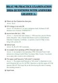 BKAT 9R PRACTICE EXAMINATION&NewLine;2026 QUESTIONS WITH ANSWERS&NewLine;GRADED A&plus;