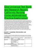2026&sol;2027 S-Tier California Nursing Home Administrator &lpar;NHA&rpar; Practice Exam & Elite Study Guide &vert; 33&plus; Scenario-Based Questions