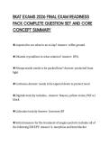 BKAT EXAMS 2026 FINAL EXAM READINESS &NewLine;PACK COMPLETE QUESTION SET AND CORE &NewLine;CONCEPT SUMMARY