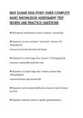BKAT EXAMS 2026 STUDY GUIDE COMPLETE &NewLine;BASIC KNOWLEDGE ASSESSMENT TEST &NewLine;REVIEW AND PRACTICE QUESTIONS