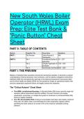 2026&sol;2027 SafeWork NSW Boiler Operator &lpar;HRWL&rpar; Exam Prep&colon; Elite BS & BA Test Bank &vert; 33&plus; Comprehensive Q&A