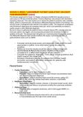 NURS 6512 Week 7 Assignment&colon; Patient Case Study on Chest Pain Management &lpar;Walden University&rpar;&NewLine;&NewLine;