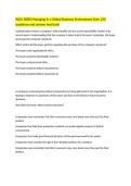 WGU D080 Managing in a Global Business Environment Over 250 questions and answer test bank