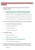 NURS 6001 Exam 1 Exam Prep 2026&sol;2027 &vert; Verified Q&A &vert; &NewLine;Graded A&plus;
