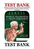 Test Bank for Physical Examination and Health Assessment&comma; 9th Edition by Carolyn Jarvis and Ann L&period; Eckhardt - Latest Updated 2026