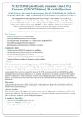 NURS 5220 Exam 1 Advanced Health Assessment 2026-2027 QUESTIONS AND ANSWERS&NewLine;ALREADY GRADED A&plus;&period; 100&percnt; Verified Solutions &vert; Updated Per Latest Guidelines &vert; Graded A
