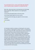 FULL GED PRACTICE TEST &vert; ACTUAL QUESTIONS AND ANSWERS &NewLine;LATEST UPDATED 2026&sol;27 &lpar;GRADED A&plus;&rpar; GUARANTEED PASS