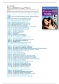 Maternal-Child Nursing Test Bank Bundle &lpar;McKinney 5th Ed &plus; Perry 7th Ed&rpar;