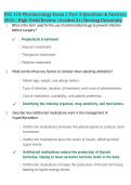 NSG 124 Pharmacology Exam 2 Part A Questions & Answers &NewLine;2026 &vert; High-Yield Review &vert; Graded A&plus;&vert; Herzing University