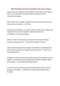 MBA 705 Exam 1 Book Questions &lpar;Ch&period; 1-3&rpar; &num;1 Questions with&NewLine;Correct Answers&NewLine;
