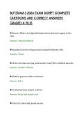 BLP EXAM 3 2026 ACTUAL TEST VERIFIED &NewLine;QUESTIONS AND ANSWERS COMPREHENSIVE &NewLine;STUDY GUIDE