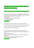 NURS6521&colon; Advanced Pharmacology Final Exam Actual Exam 2026&sol;2027 &ndash; Complete Exam-Style Questions with Detailed Rationales &vert; 100&percnt; Verified &vert; Pass Guaranteed &ndash; A&plus; Graded