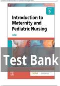 TEST BANK FOR Introduction to Maternity and Pediatric Nursing&comma; 9th Edition by Gloria Leifer ISBN&colon; 9780323826808 ALL CHAPTERS COVERED WITH REFERENCES 100 &percnt; VERIFIED A&plus; GRADE ASSURED&excl;&excl;&excl;NEW LATEST UPDATE&excl;&excl;&excl;&excl;GUARANTEED SUCCESS&excl;&excl;&excl;&excl;