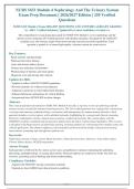 NURS 5433 Module 4 Nephrology And The Urinary System&NewLine;Exam Prep Document &vert; 2026&sol;2027 Edition &vert; 250 Verified&NewLine;Question