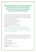 NAMS Menopause Certification Exam &vert; Latest 2026 Edition &vert; Practice Questions&comma; Correct Answers & Detailed Rationales &vert; Complete Study Guide for Certification Success &vert; Instant PDF Download Available