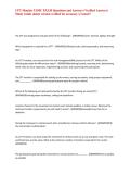 CFT Monitor USMC EXAM Questions and Answers &lpar;Verified Answers&rpar; Study Guide &lpar;latest version verified for accuracy&rpar; &vert; Latest&excl;&excl;&NewLine;