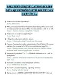 BM2 TEST CERTIFICATION SCRIPT&NewLine;2026 QUESTIONS WITH SOLUTIONS&NewLine;GRADED A&plus;