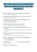 BM2 TEST PRACTICE EXAMINATION&NewLine;2026 QUESTIONS WITH ANSWERS&NewLine;GRADED A&plus;