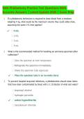NHA Phlebotomy Practice Test Questions & Answers 2026 &vert; Latest Update &vert; Complete Exam Prep Guide