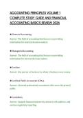 ACCOUNTING PRINCIPLES VOLUME 1&NewLine;COMPLETE STUDY GUIDE AND FINANCIAL&NewLine;ACCOUNTING BASICS REVIEW 2026